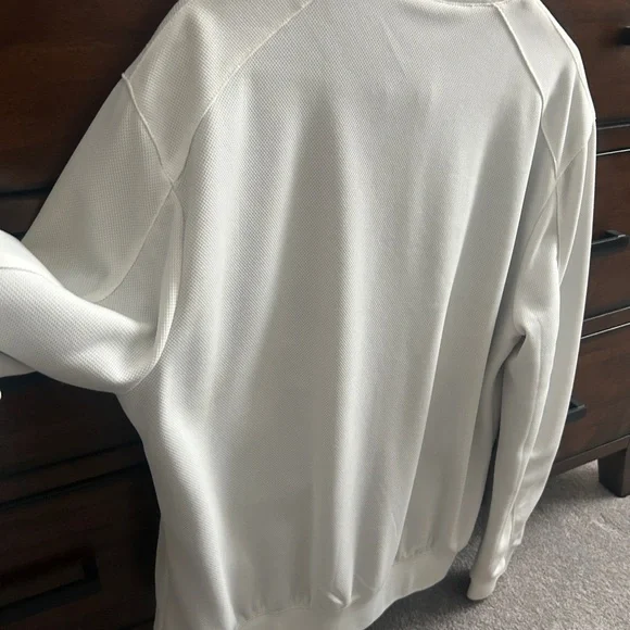 Zara Men's Cream Bomber Jacket - Picture 3 of 4